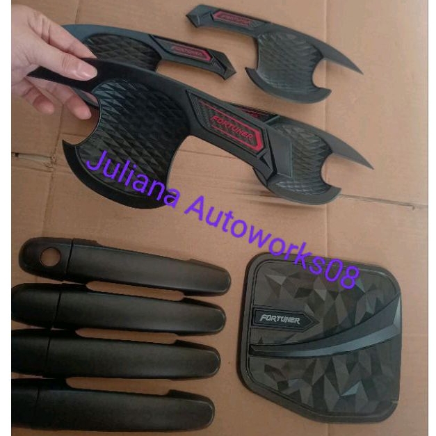 Outer handle tank cover Fortuner old 2005-2015 hitam