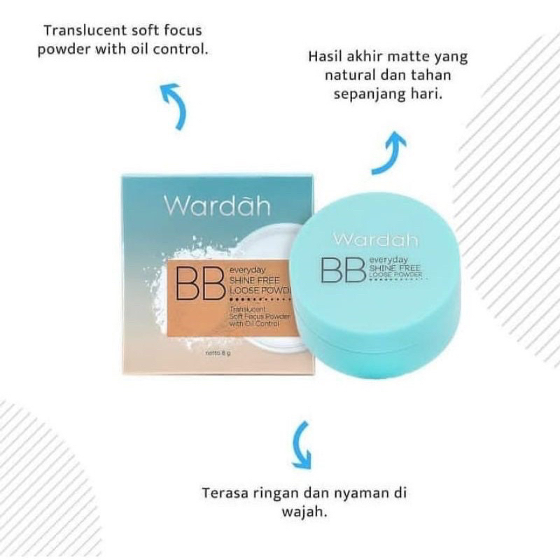 [TERLARIS] Wardah BB Everyday Shine Free Loose Powder