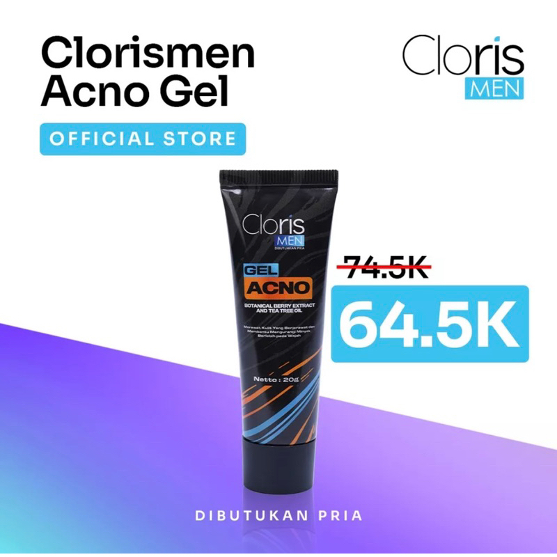 CLORISMEN - ACNE GEL OBAT TOTOL JERAWAT BERUNTUSAN