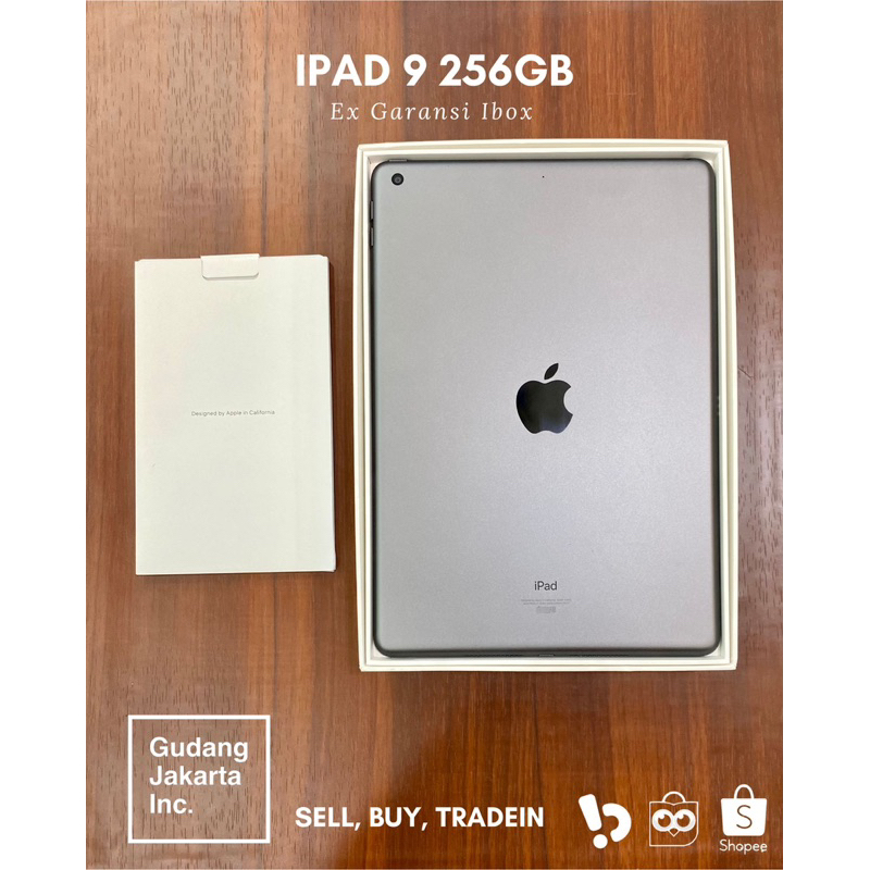 ipad 9 256gb grey wifi only ibox fullset