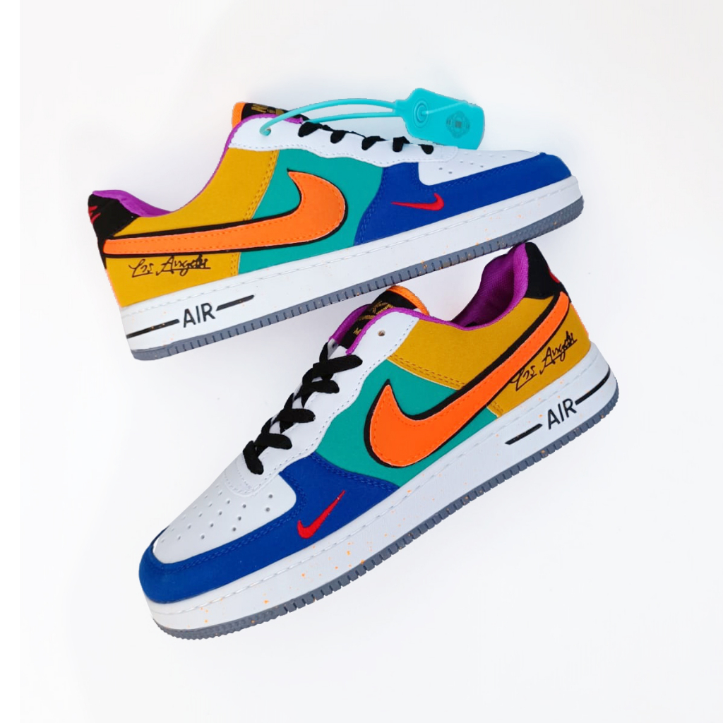 Sepatu Pria Wanita Sneakers Pria Wanita Unisex Casual Premium Import NK Air Force 1 Los Angeles