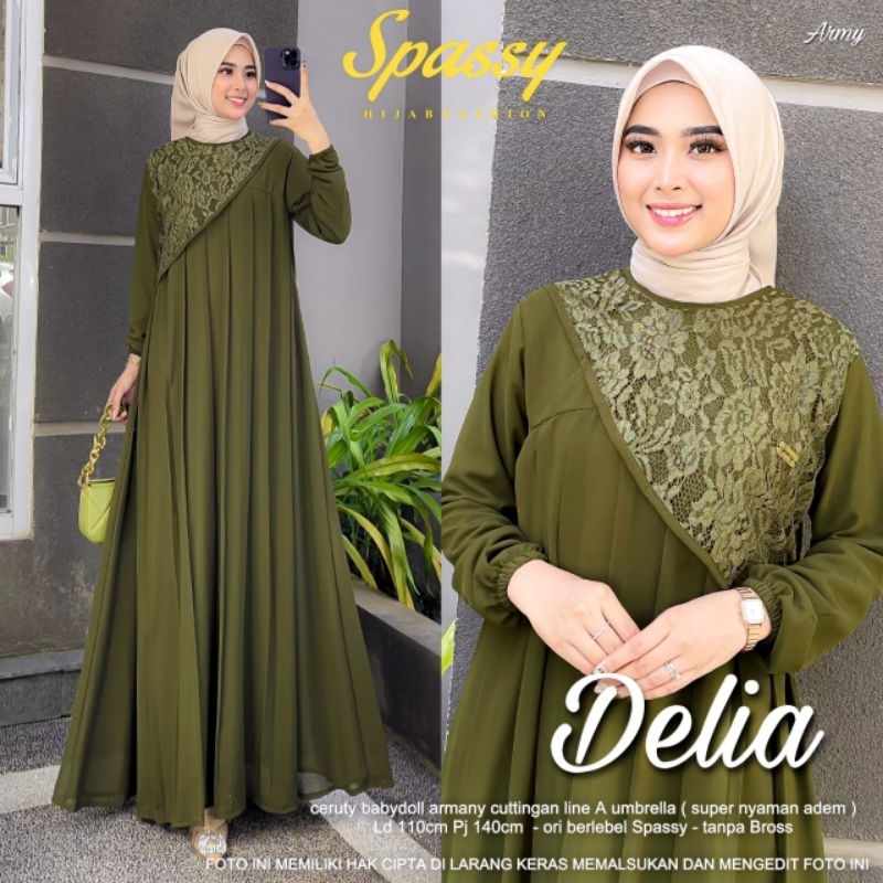 DELIA // GAMIS WANITA // ORI BY SPASSY