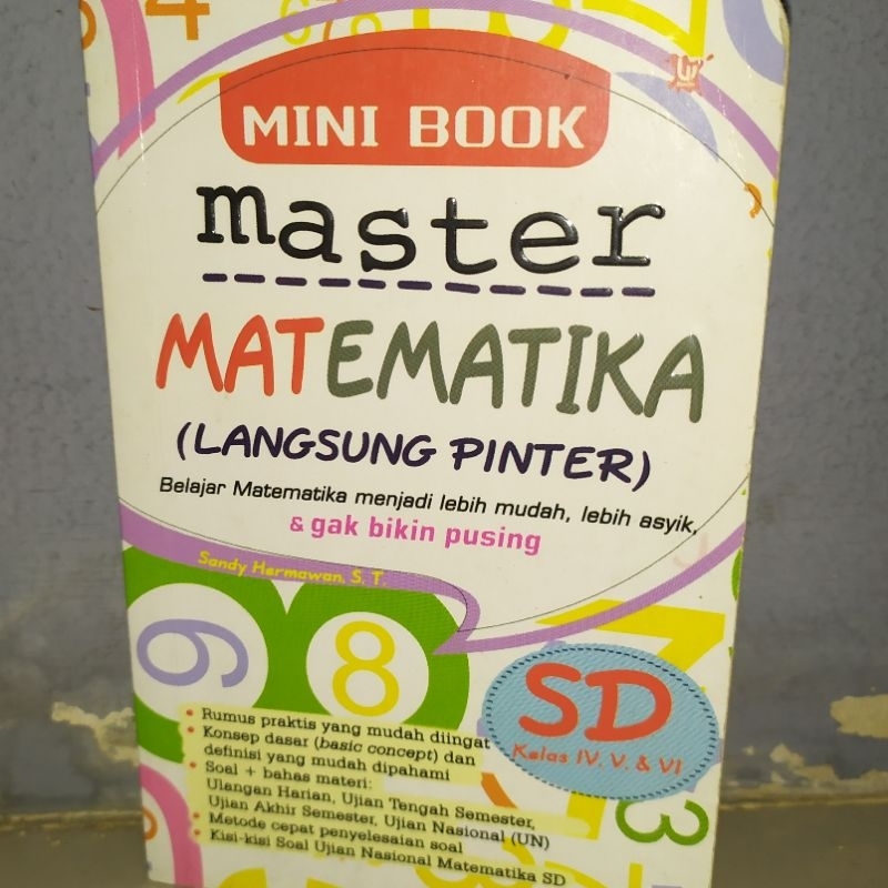 mini book master matematika