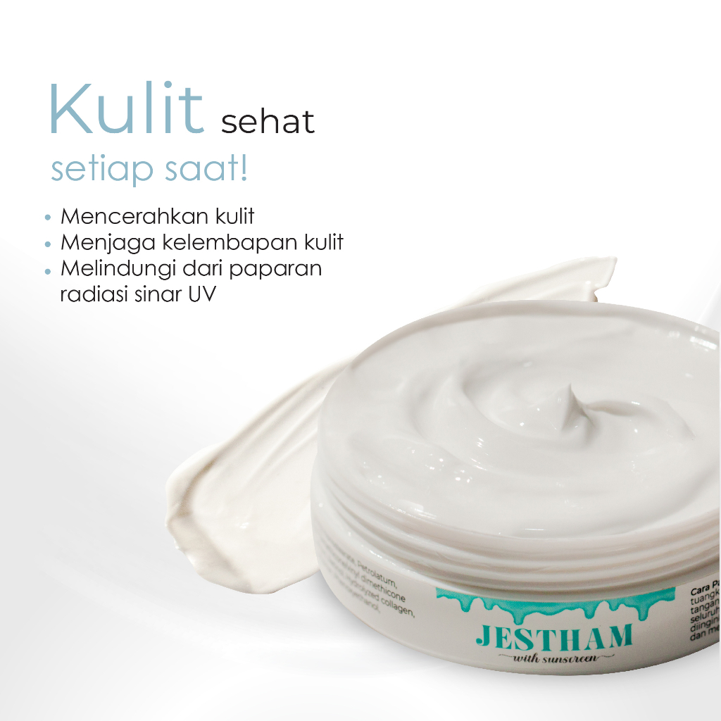 Lotion pemutih Jestham (Mini) Dosting Putih dalam 7 Hari