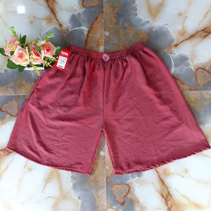 KULOT CRINKLE 7/8 JUMBO (jahitan rapi &amp; ada saku nya)