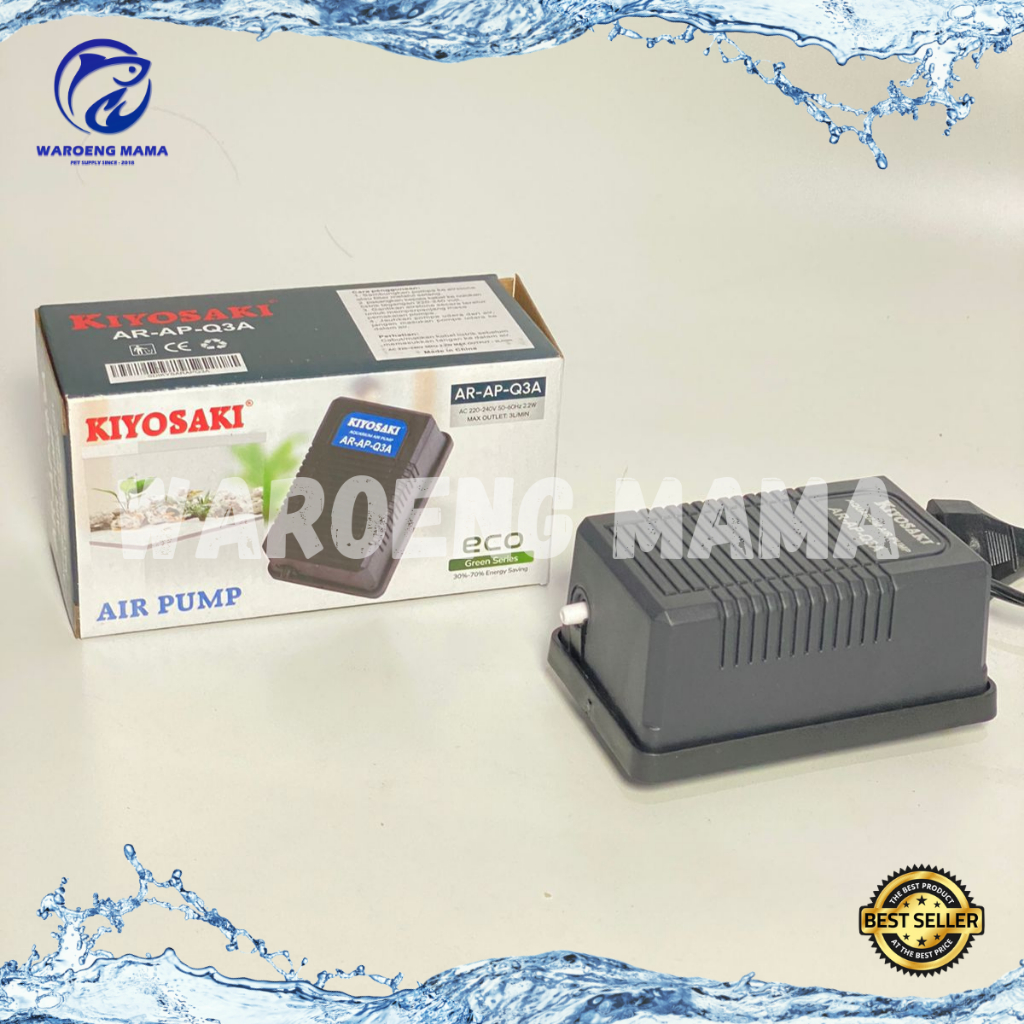 Pompa Aerator Aquarium 1 Lubang air pump gelembung udara aquascape