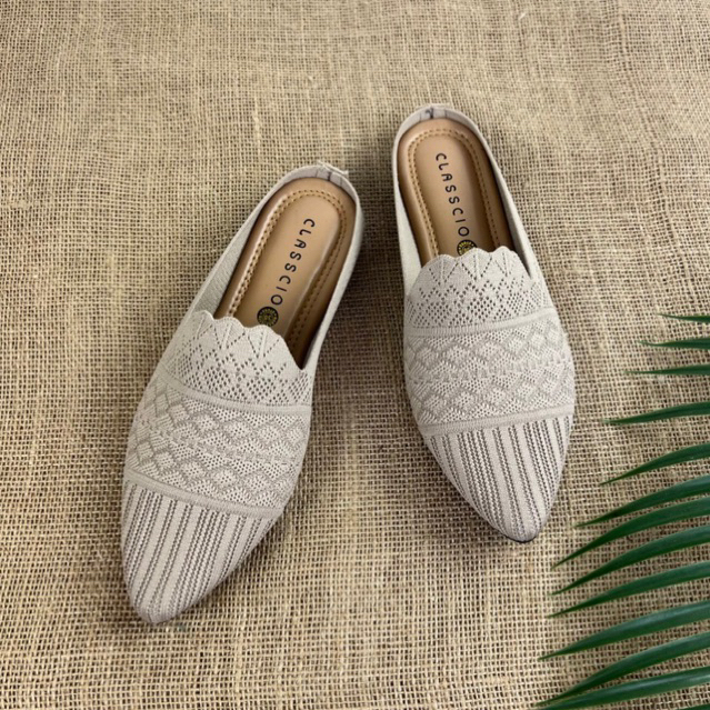 MARASYAFFA - SEPATU FLAT WANITA RAJUT MS 23