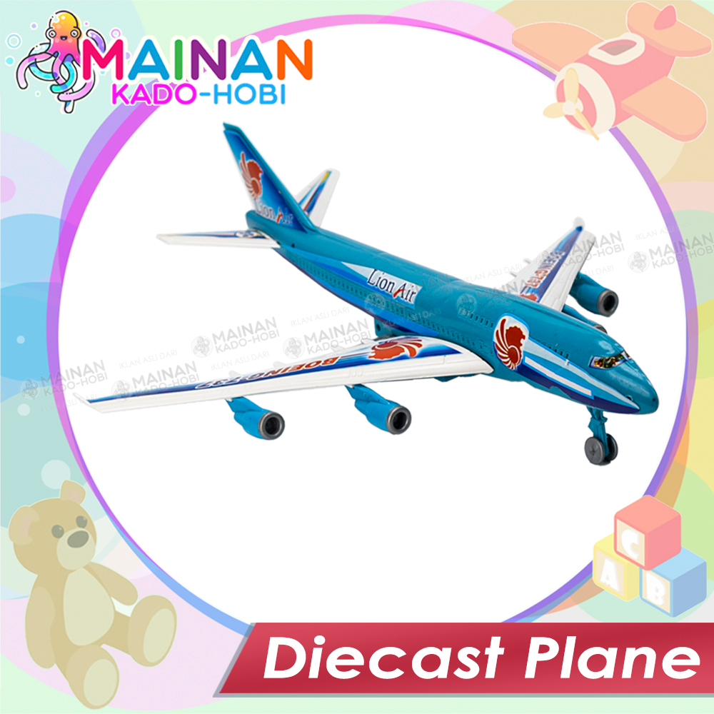 KADO BIRTHDAY MAINAN EDUKASI ANAK MINIATUR DIECAST PLANE PESAWAT TERBANG UKURAN JUMBO