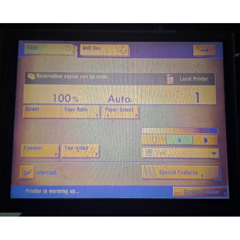 LCD FOTOCOPY IR5020 IR6020 IR6570 IR5075 KONDISI SESUAI GAMBAR