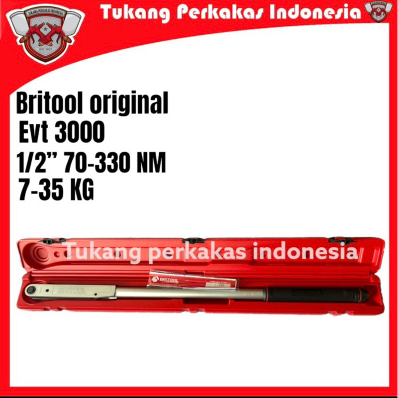 Britool original made in england Kunci torsi 1/2 inch Evt 3000 Aex kunci momen torque wrench