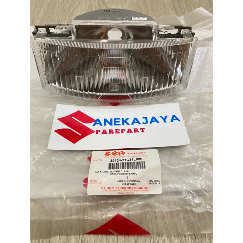 SET MIKA LAMPU DEPAN REFLEKTOR LAMPU DEPAN SUZUKI SATRIA 2 TAK LUMBA TORNADO SHOGUN KEBO ASLI SGP OR