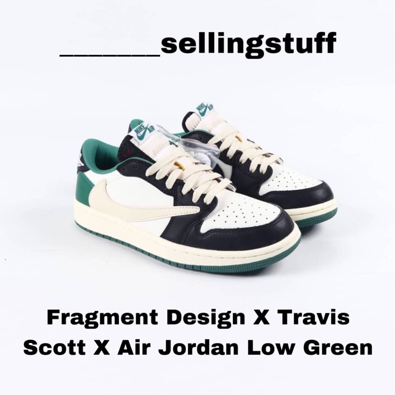Fragment Design X Travis Scott X Air Jordan Low Green