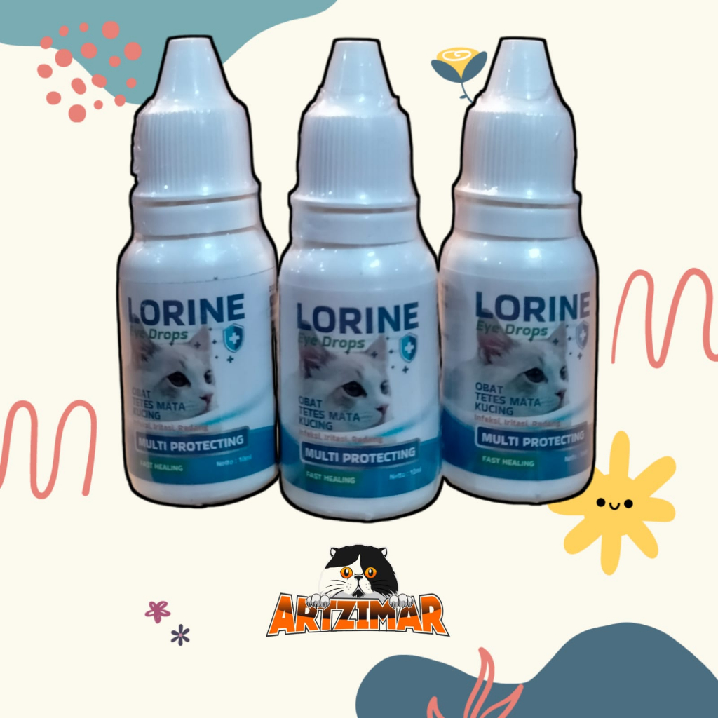 LORINE EYE DROPS Obat Tetes Mata Kucing 10ml