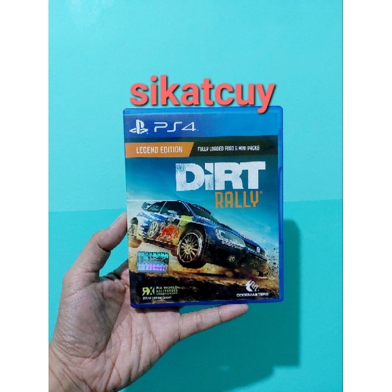 BD GAME KASET CD SECOND BEKAS PS4 DIRT RALLY