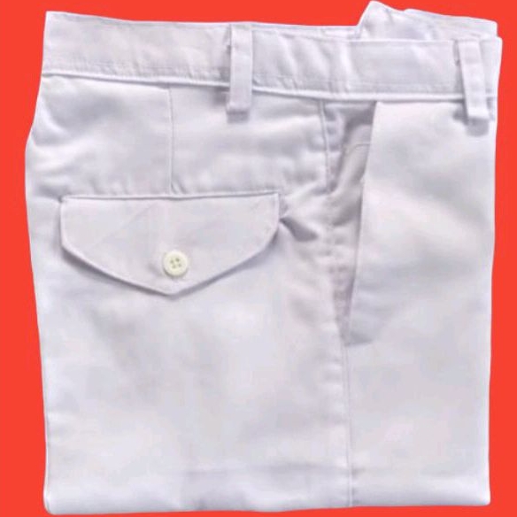 celana putih kerja pria polos celana paskibra agustusan celana sekolah anak laki laki