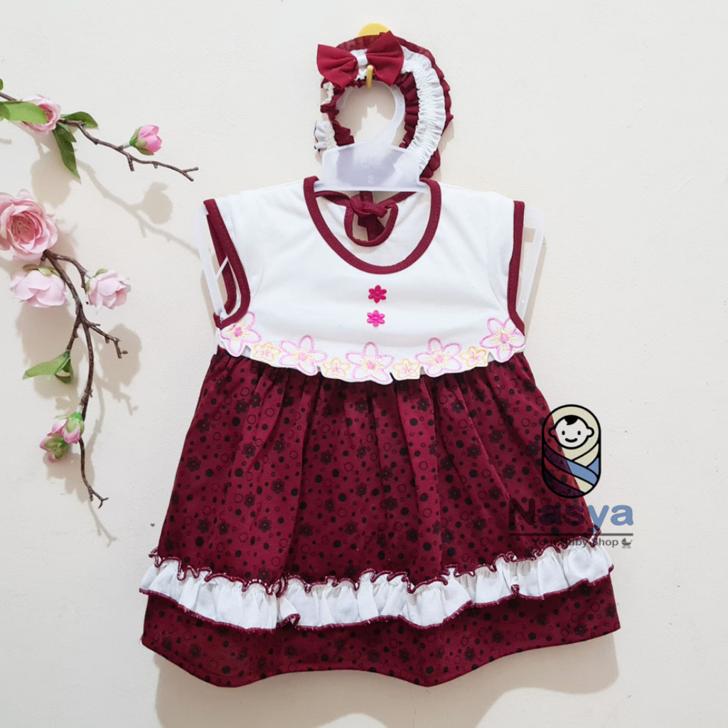 [P-036] Dress Bayi Anak Keren 0-6 Bulan - Planet Kids (Planet Kid)