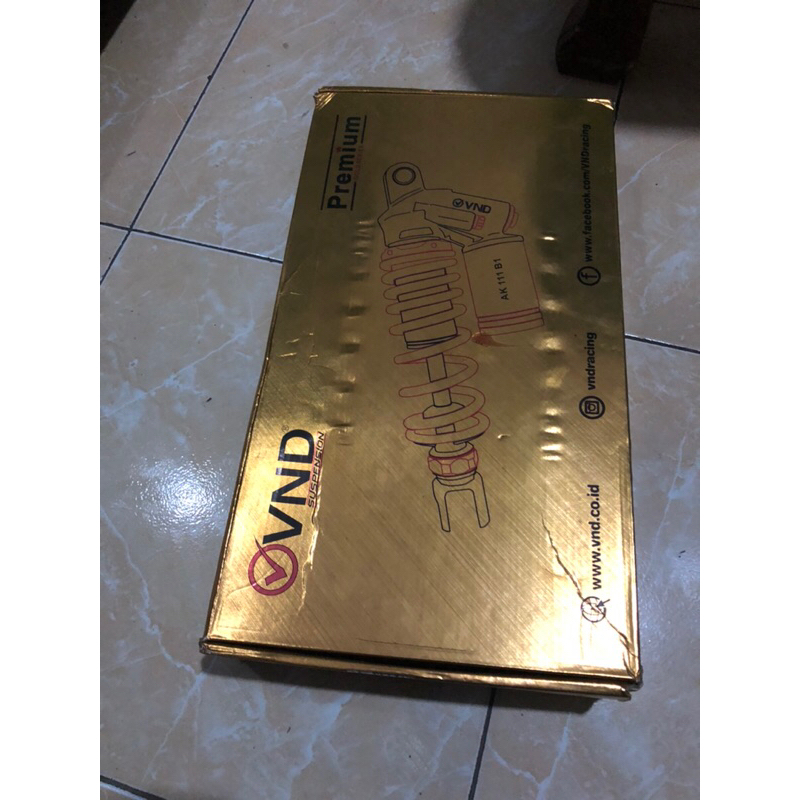 shock vnd ak111 titanium  rx-king megapro bebek cb ukuran 320cm