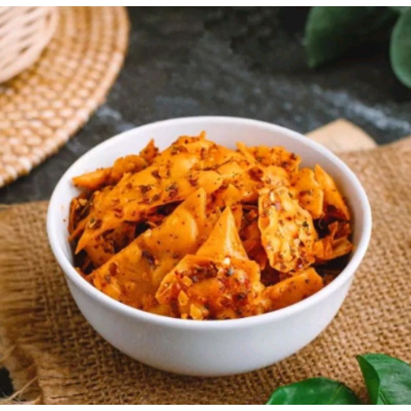 

Kerupuk Pangsit Extra Pedas loss 250gr