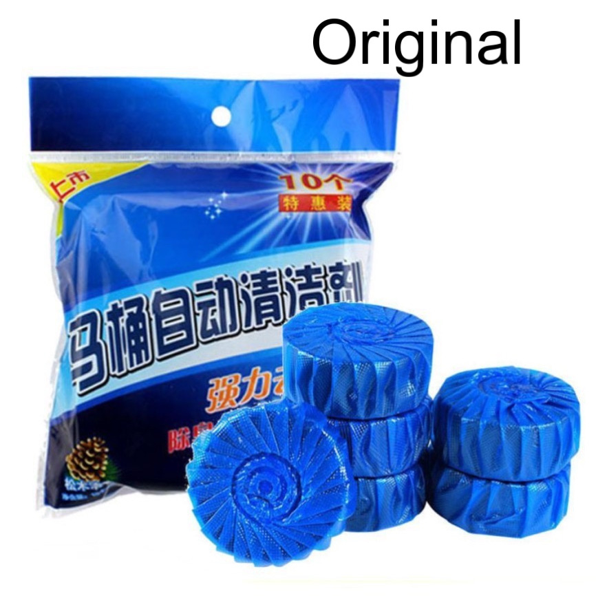 Tablet Biru Pembersih Kloset Closet Toilet WC Sibiru Penyegar 50gram