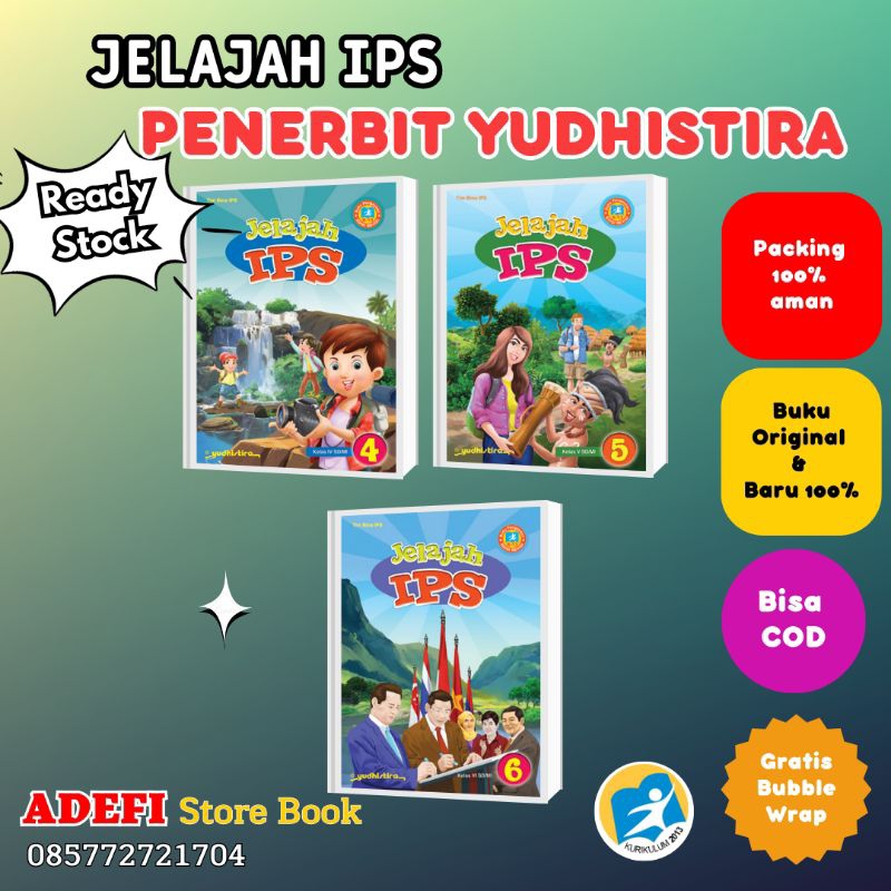 

Buku Jelajah IPS Kelas 4,5,6 SD/MI K13 Yudhistira