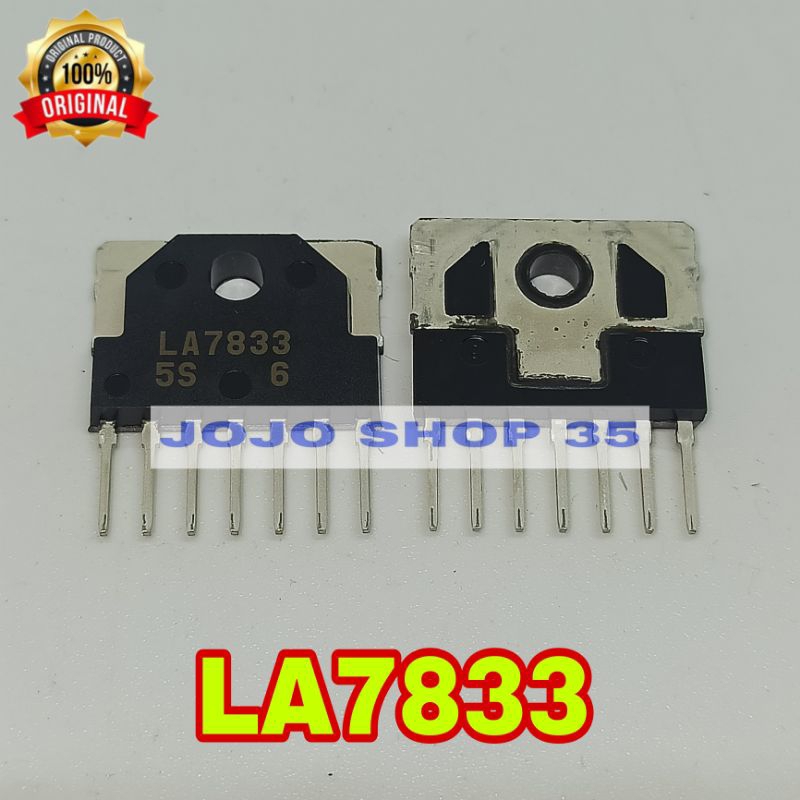 1pc IC VERTICAL LA7833 LA 7833 ASLI DAN BARU IC LA7833 TRANSISTOR LA7833 ic original la7833 Ic verti