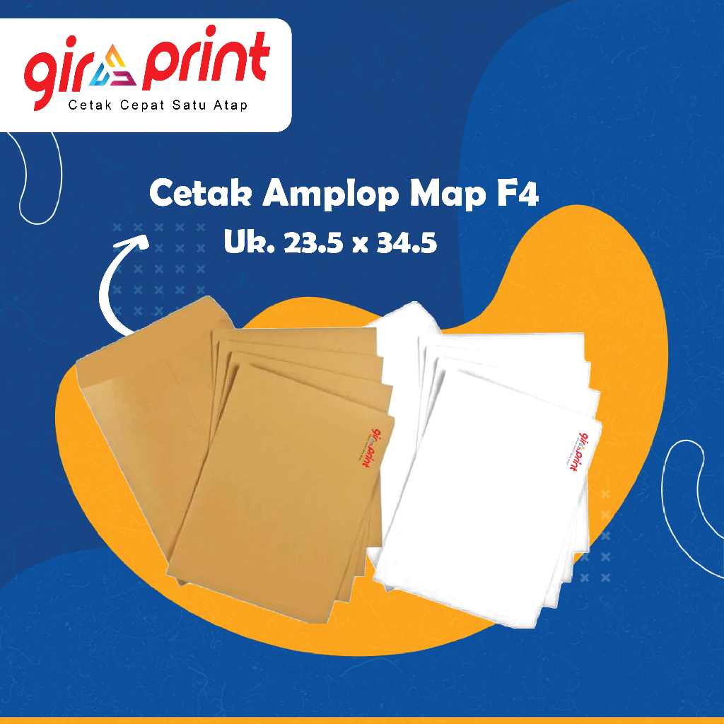 

Cetak Amplop MAP F4 Full Color/Hitam putih