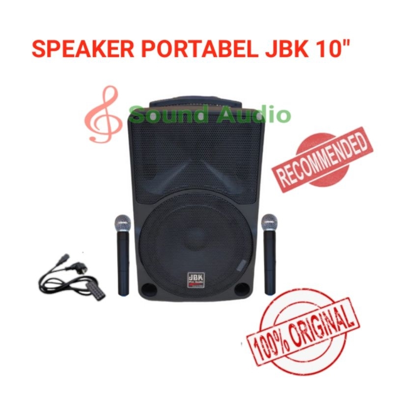 sepeker portable 10inch jbk speaker portable 10 inch
