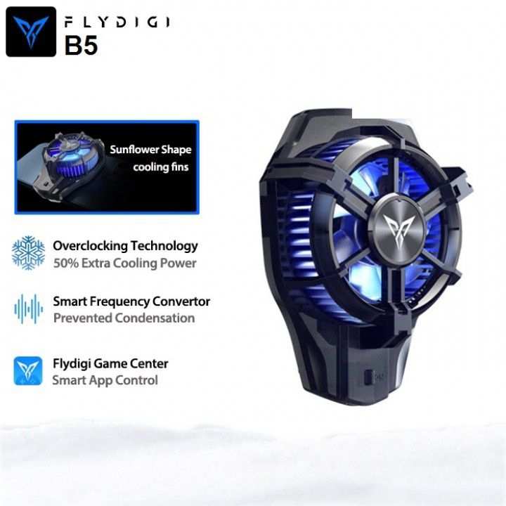 Flydigi B5 Fan Cooler Radiator Pendingin Hp Cooling Fan Gaming With Overclocking technologi ( BINTANG ACC )