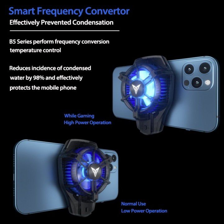 Flydigi B5 Fan Cooler Radiator Pendingin Hp Cooling Fan Gaming With Overclocking technologi ( BINTANG ACC )