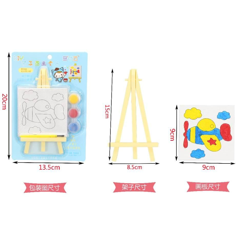 DIY Set melukis anak kanvas bergambar ( BINTANG ACC )