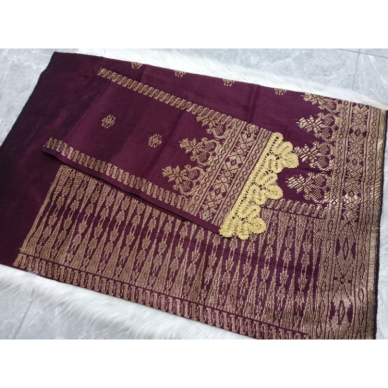 songket silungkang manggis gold