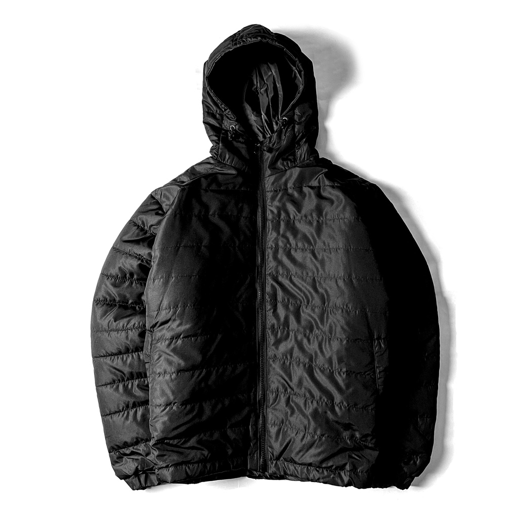 JACKET HOODIE PUFFER / JACKET HOODIE PUFFER PRIA / JACKET HOODIE PUFFER LENGAN PANJANG