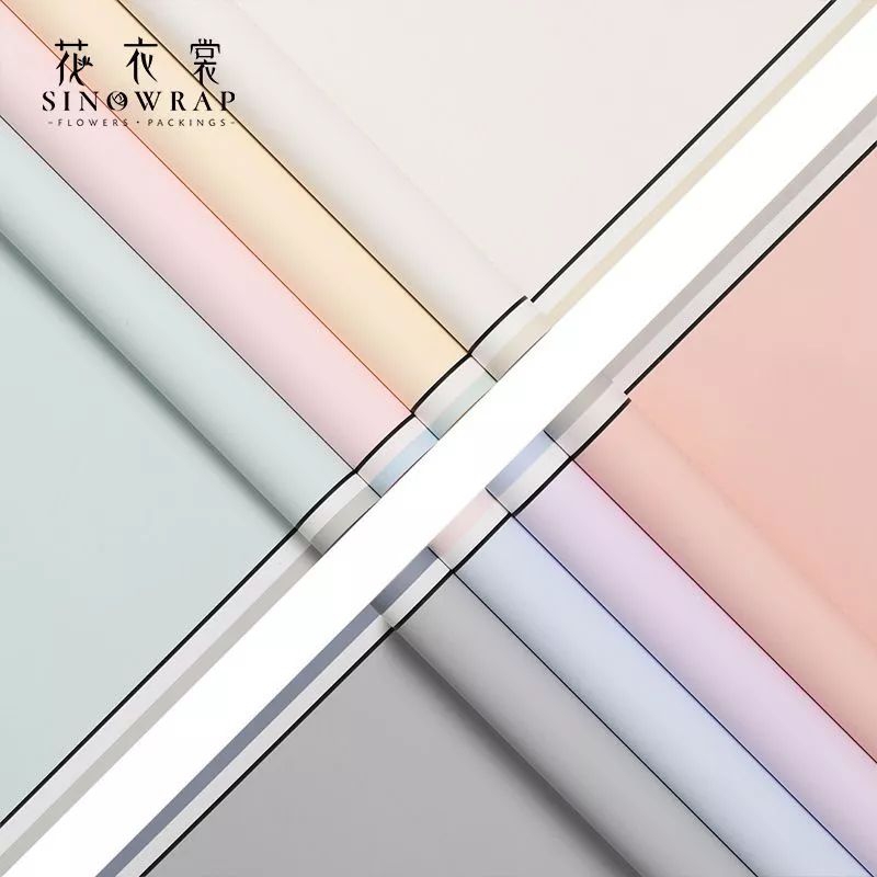 

Cellophane Double Color List White| Flower Wrapping Paper