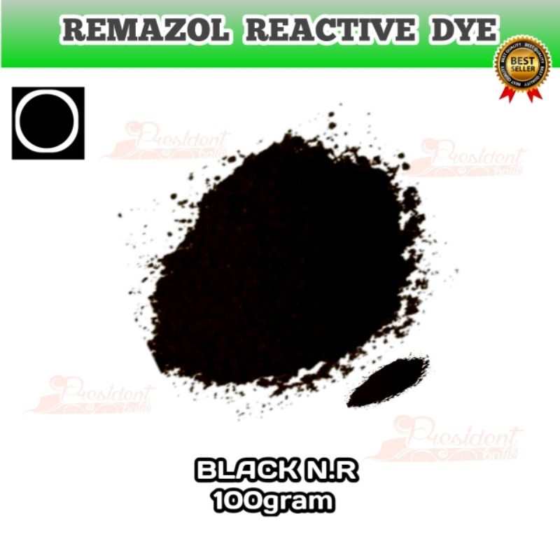 Remasol hitam pewarna kain tiedye shibori