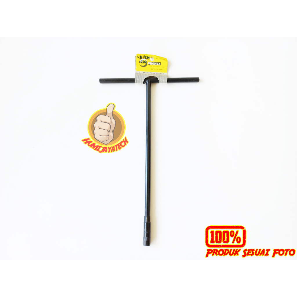 Kunci T Sok 8mm Prohex / Kunci T 8mm Prohex