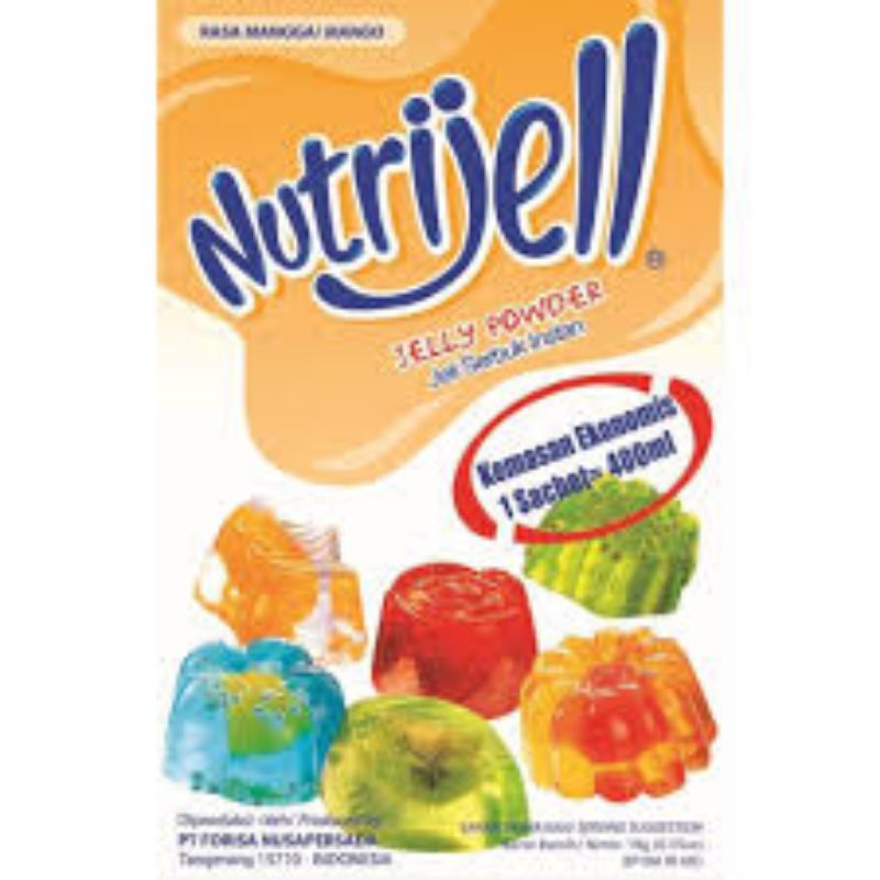 

Nutrijell agar jelly powder rasa mangga 10gr
