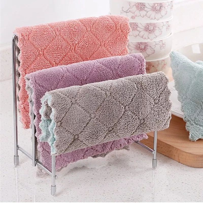 BISA COD Kain Lap Microfiber Serbet Dapur Lap Microfiber Cantik