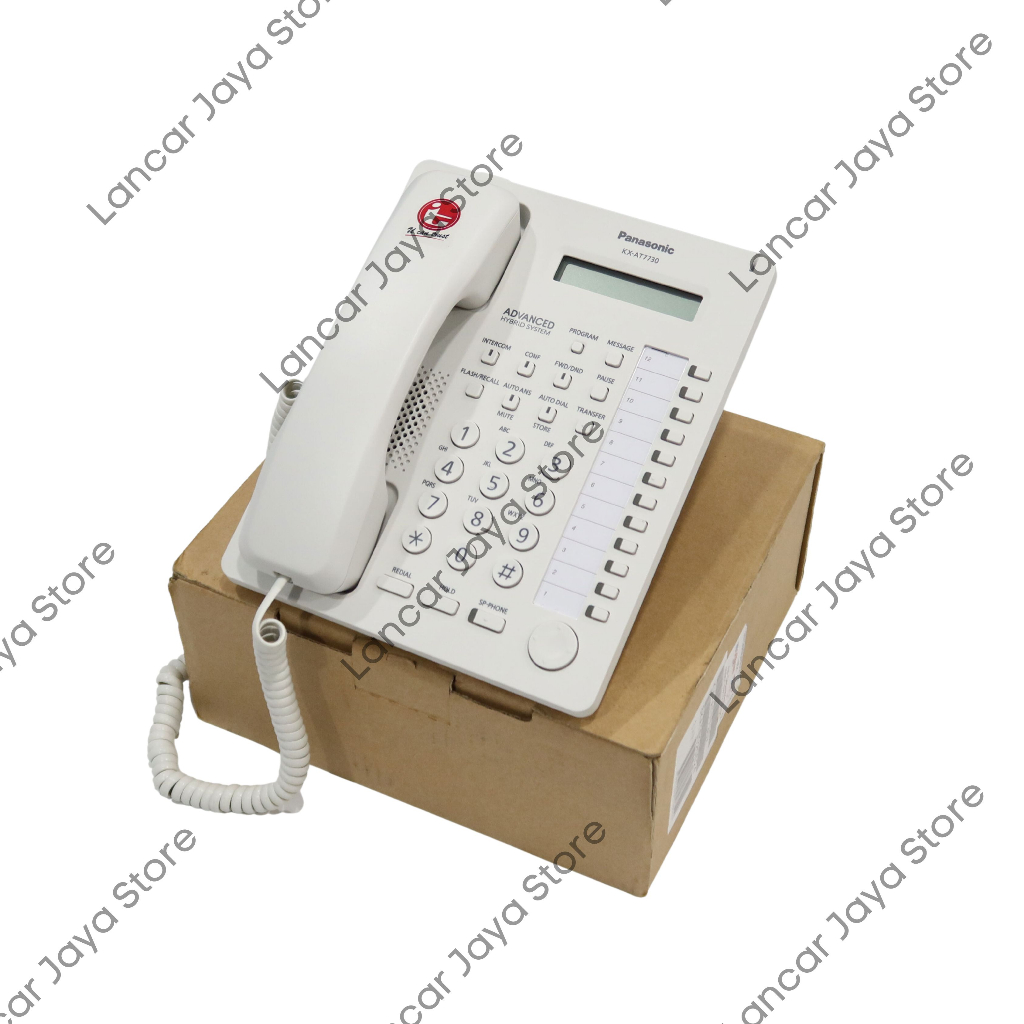 Telepon Key Master Digital KX-AT7730 Buat Pabx TES824 Key Phone IT COM Putih