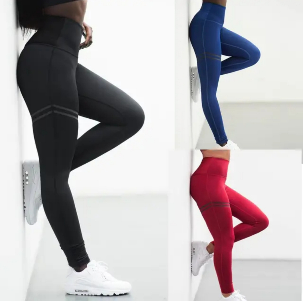 Legging Panjang Wanita Import Jumbo Lari Senam Bersepeda Renang Zumba Sport Outdor Indor