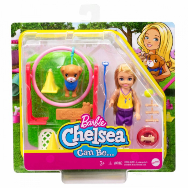 

Promo Boneka Barbie Chelsea Career Dog Trainer Doll with Pet Mattel - Blonde Limited