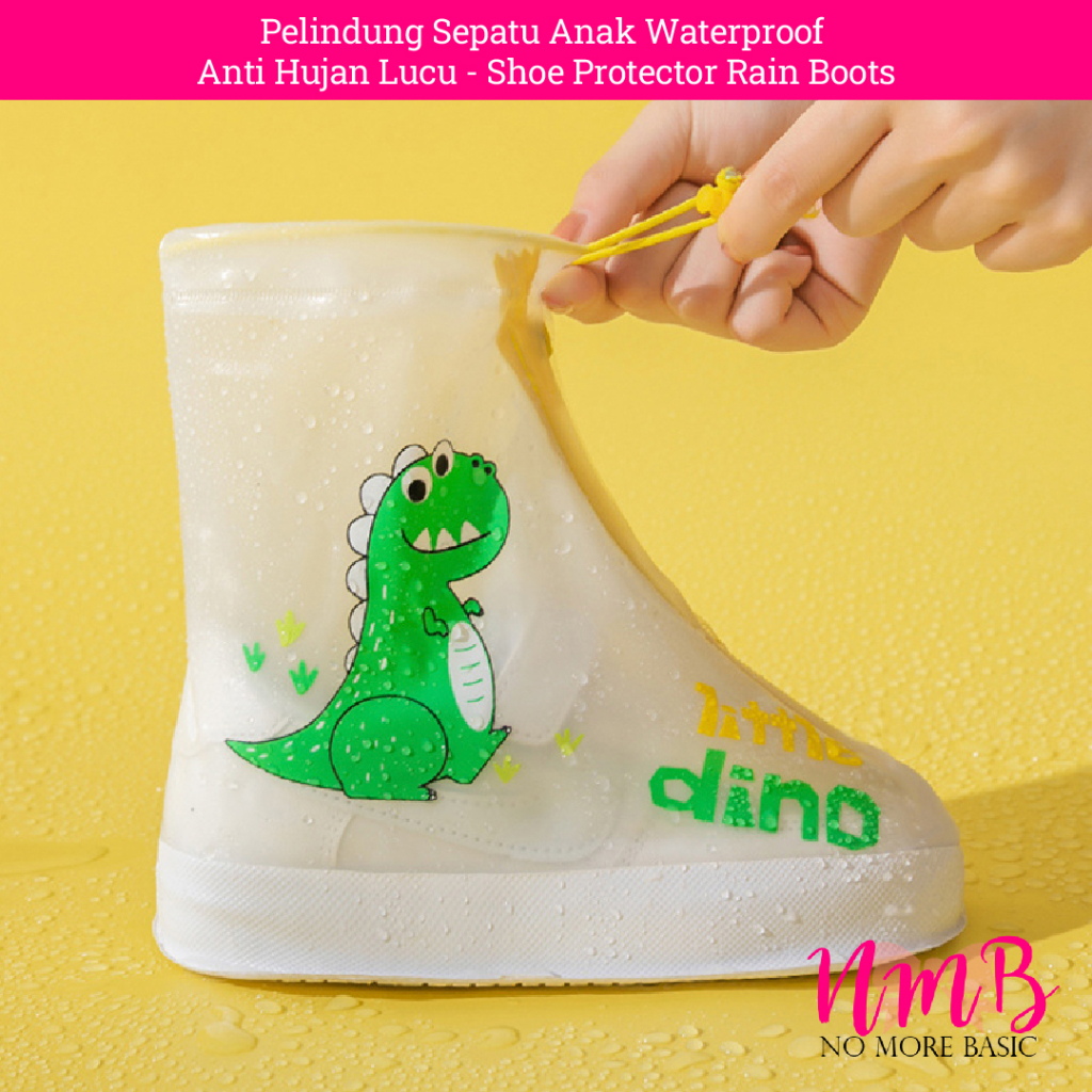 Pelindung Sepatu Anak Waterproof Anti Hujan Lucu - Shoe Protector Rain Boots