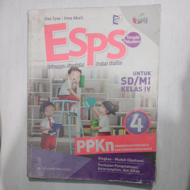 Buku ESPS PPKN kelas 4 SD bekas