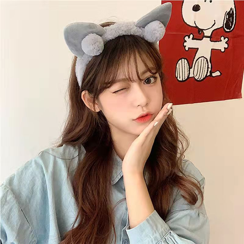 COD❤️Bando Telinga Kucing Mewah Ikat Kepala Gadis Manis Imut Gaya Putri Ikat Kepala-A.one