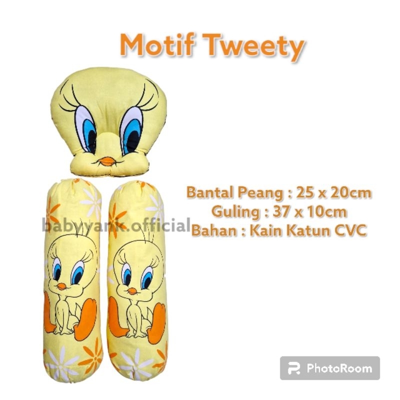 ♥BabyYank♥ Bantal Guling Bayi Anti Peyang - 3in1 Set Perlengkapan Tidur Bayi (BG1016)