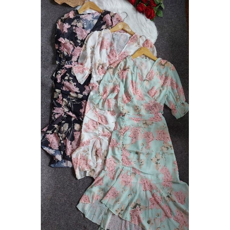 VN JANE SUMMER  SET / SIDE FULL FLOWER SET PANTAI