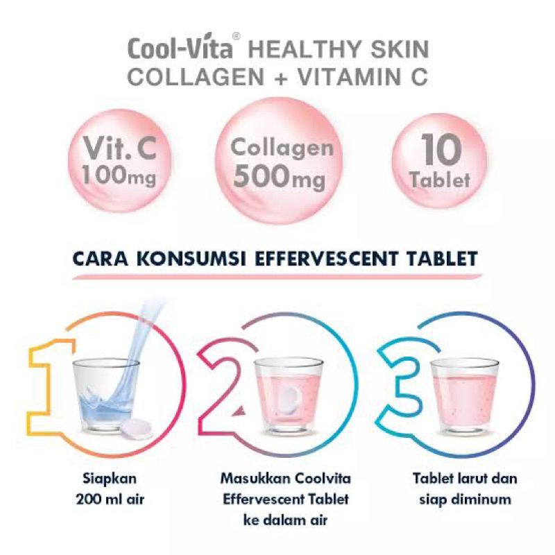 ✨Up Your Look✨ CoolVita Collagen + vitamin C cool vita suplemen kulit kolagen