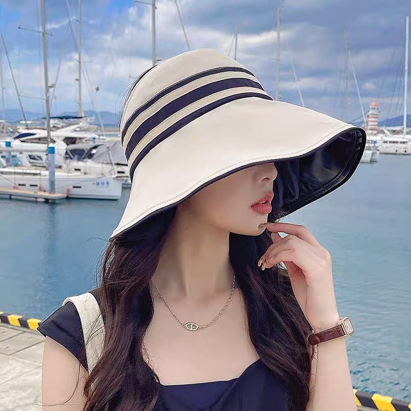 Topi lebar Lipat Praktis Topi Pantai Anti Uv Topi Golf Olahraga outdoor