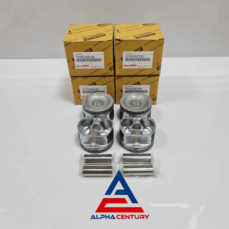 PISTON ASSY 4PCS GRANDMAX GRANMAX AVANZA 1.5 VELOZ ASLI GARANSI 21BULAN