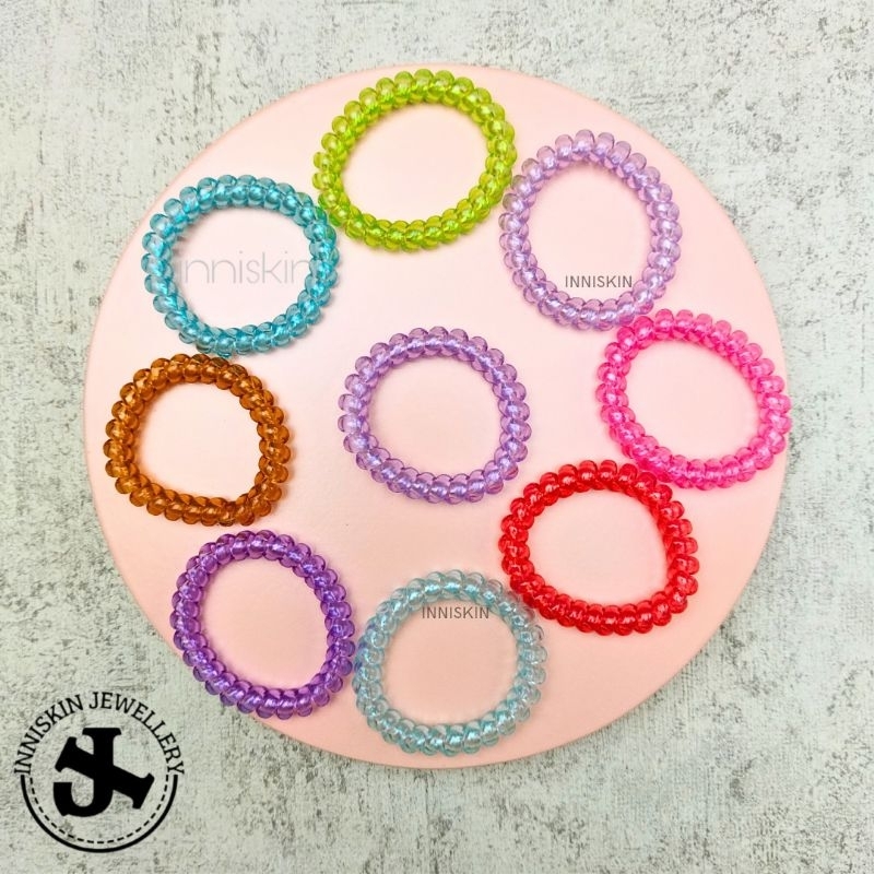 Ikat Rambut Elastis Bening / Ikat Rambut Elastis