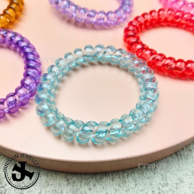 Ikat Rambut Elastis Bening / Ikat Rambut Elastis